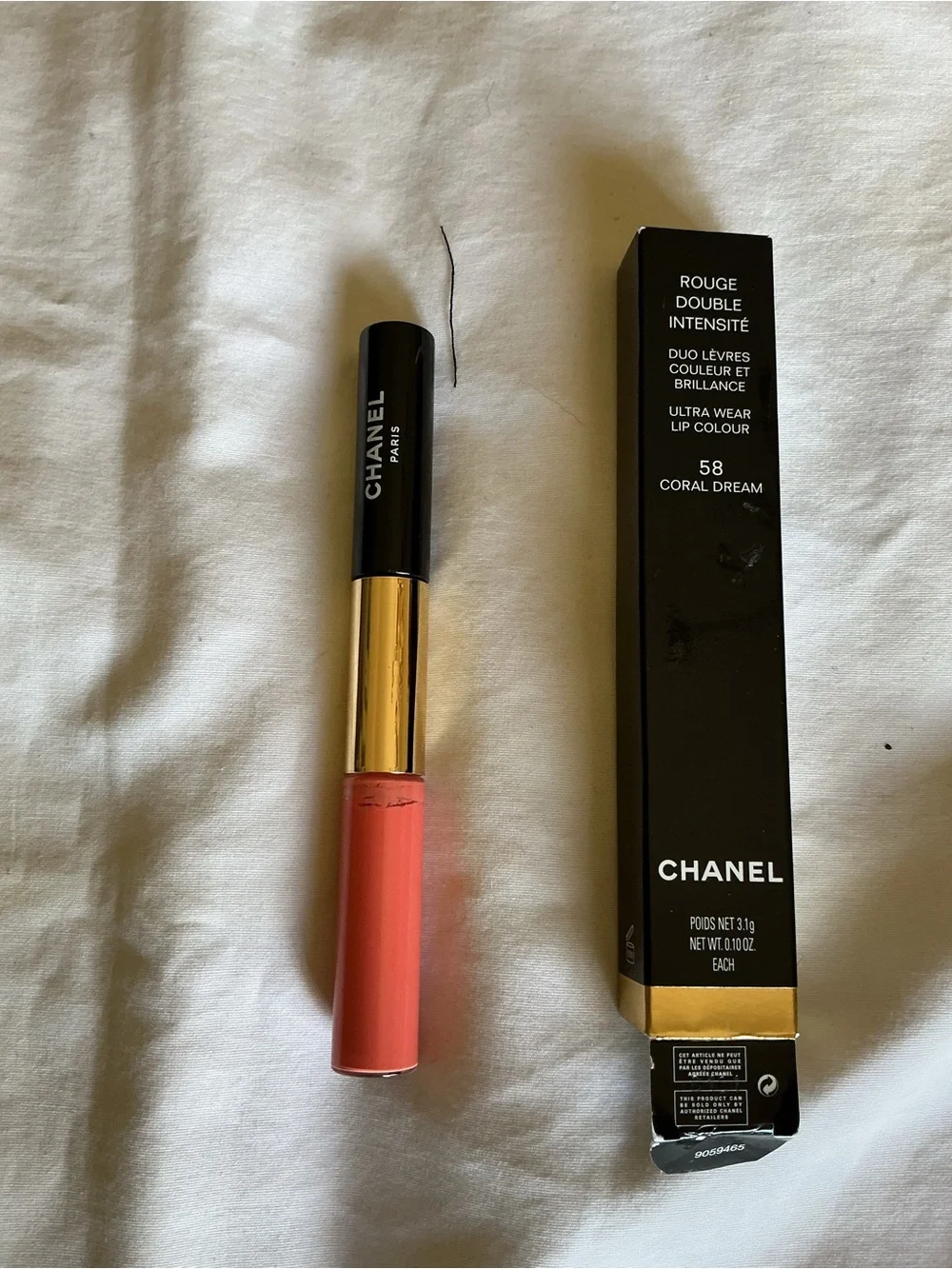 CHANEL Rouge Double Intensité Lip Colour 58 Coral Dream